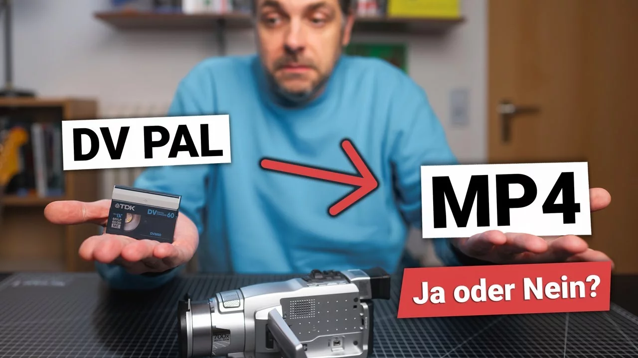 DV-Video komprimieren 🤷‍♂️ Ja oder Nein ❓