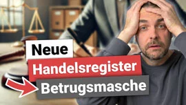 Betrug mit Unterschriften aus Handelsregistereinträgen