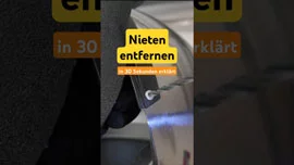 Blindnieten entfernen in 30 Sekunden erklärt