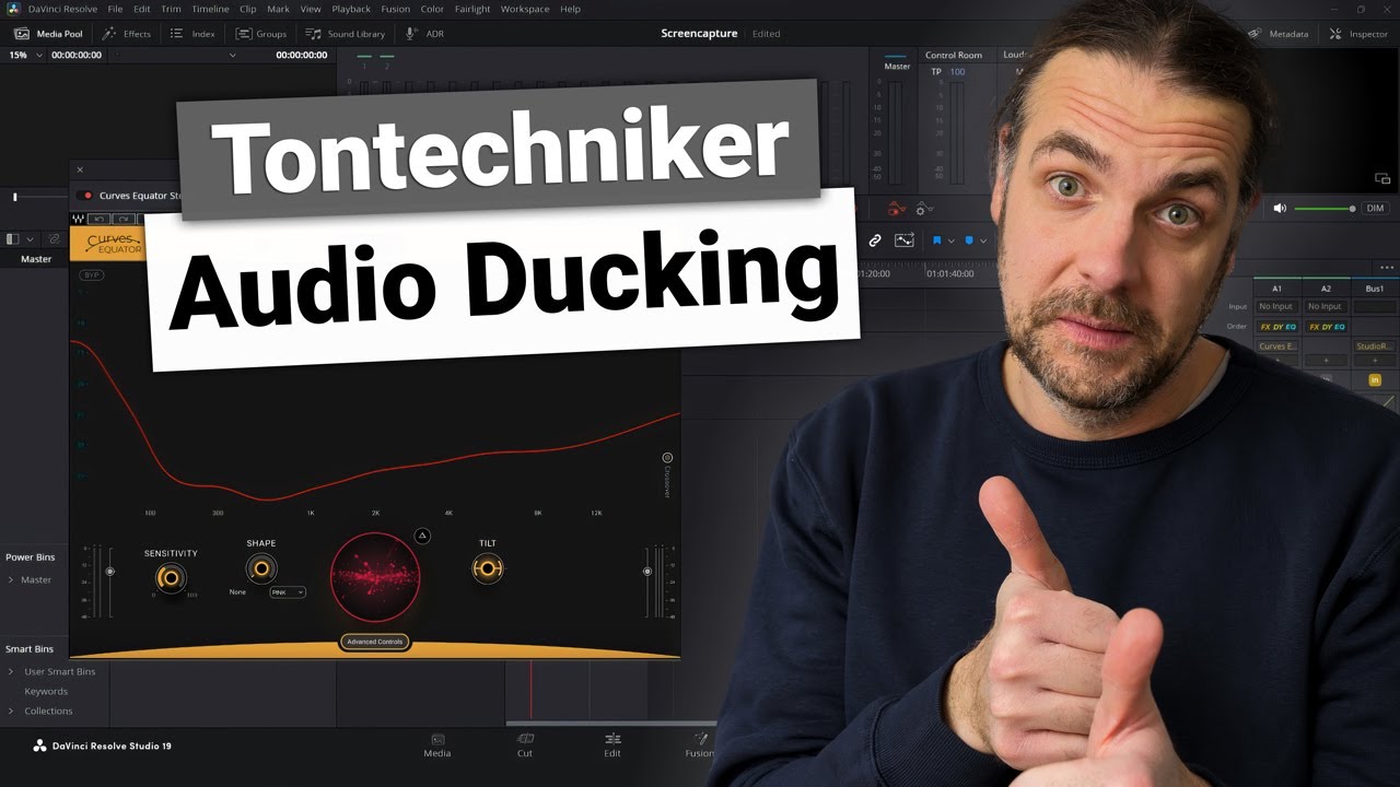 Curves Equator: Next Level Audio Ducking in DaVinci Resolve